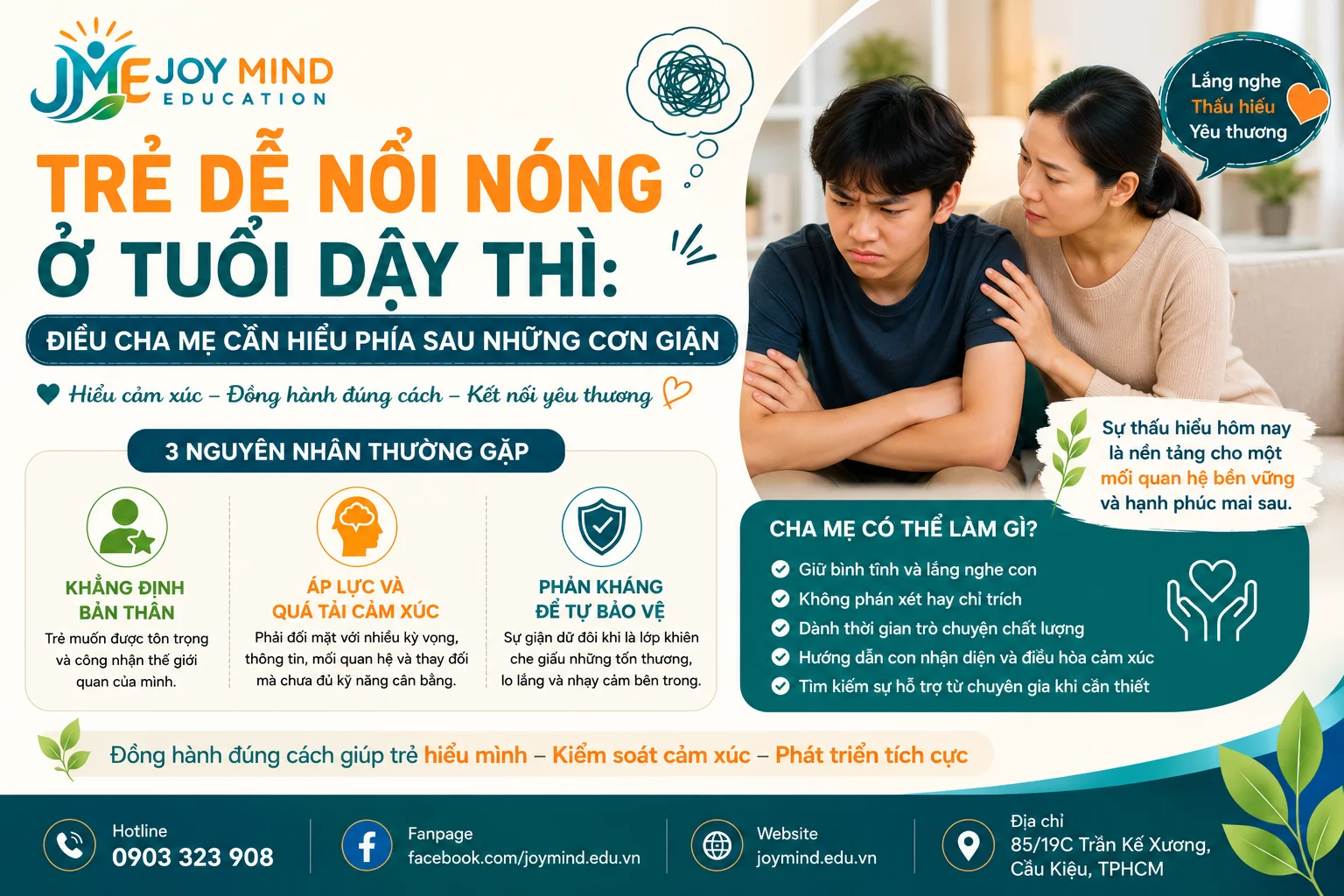 Trẻ dễ nổi nóng ở tuổi dậy thì: Điều cha mẹ cần hiểu phía sau những cơn giận